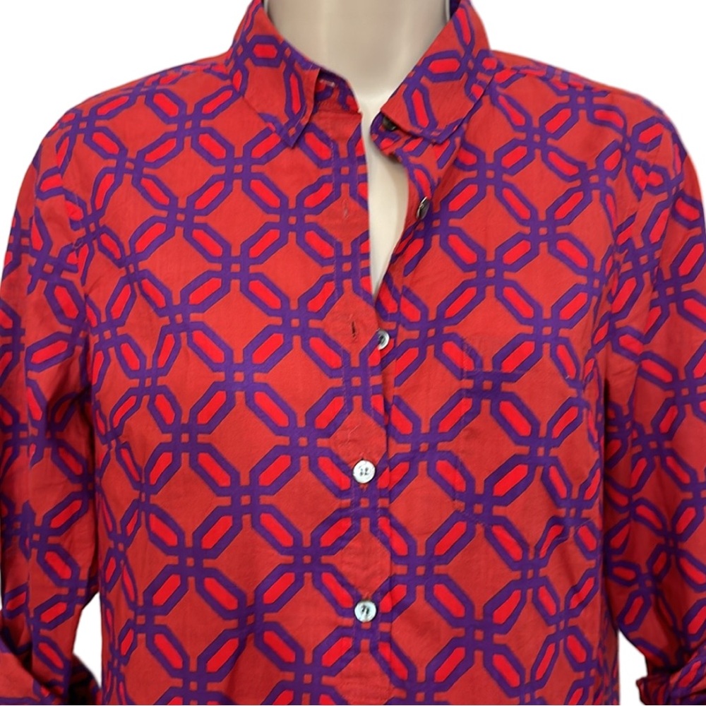 J. Crew Popover In Ratti Geo Print - image 4